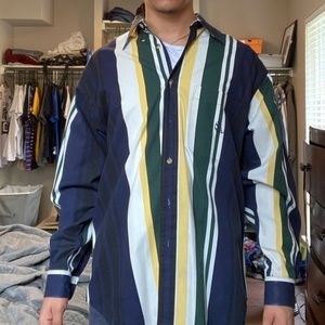 Vintage 90s nautica button up dress shirt